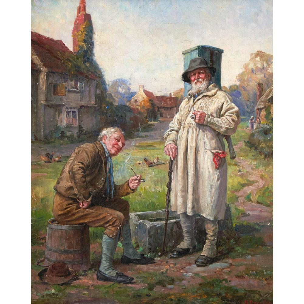 Margaret Dovaston comparable auction result: margaret dovaston 1884 1955 gossips 1898