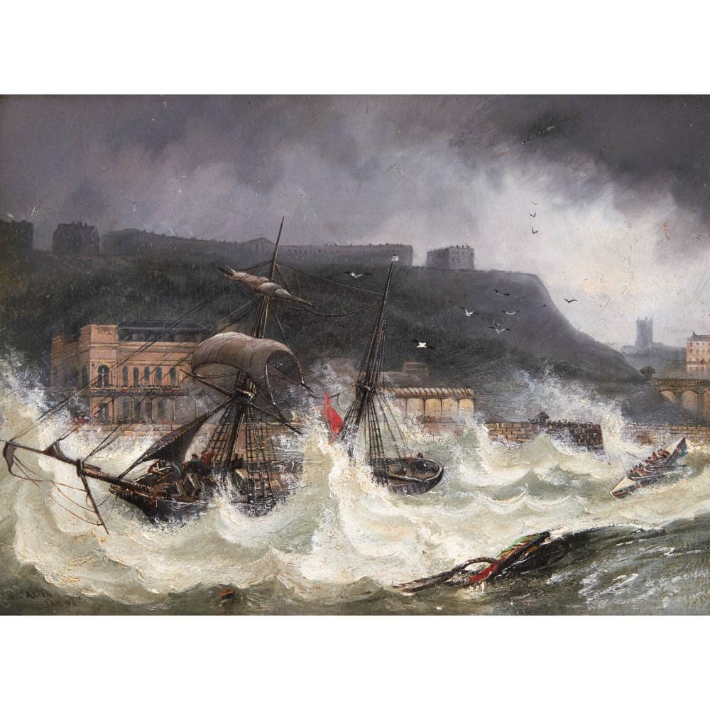 joseph newington carter 1835 1871 wreck of the copeland 1862 · Waddington's · 2025-06-12 Joseph Newington Carter comparable auction result: joseph newington carter 1835 1871 wreck of the copeland 1862
