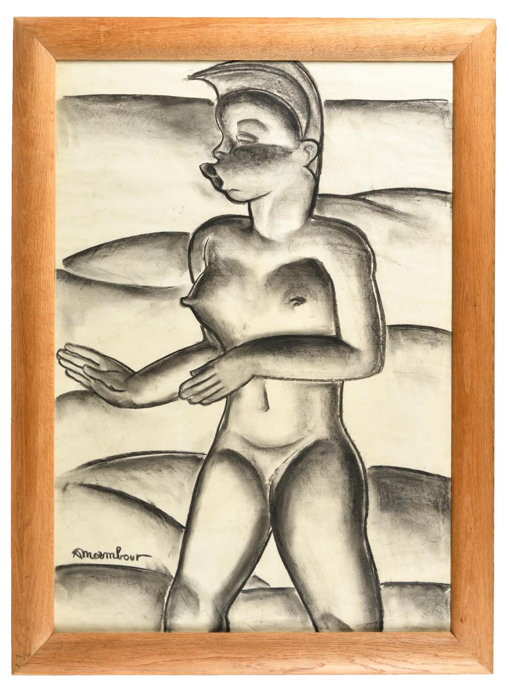 Auguste Mambour comparable auction result: auguste mambour 1896 1968 africaine en marche