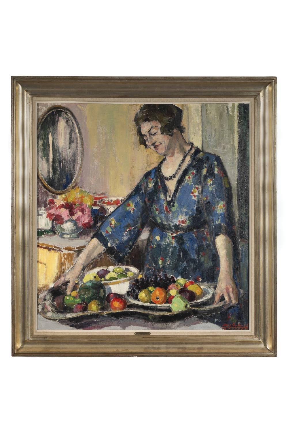 Médard Verburgh comparable auction result: m dard verburgh 1886 1957 la femme au plateau noir 1919