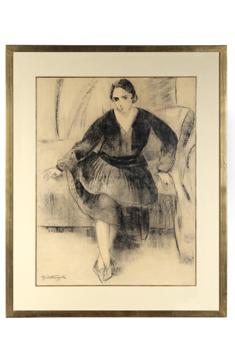 Médard Verburgh comparable auction result: m dard verburgh 1886 1957 femme assise 1925