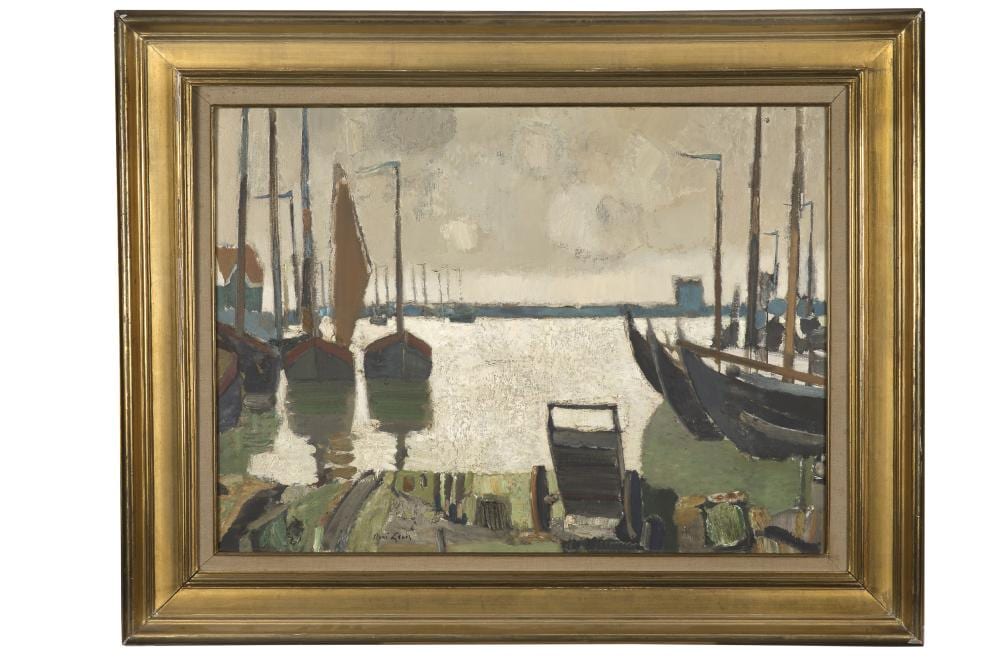 René Genis comparable auction result: ren genis 1922 2004 bateaux volendam pays bas 1960