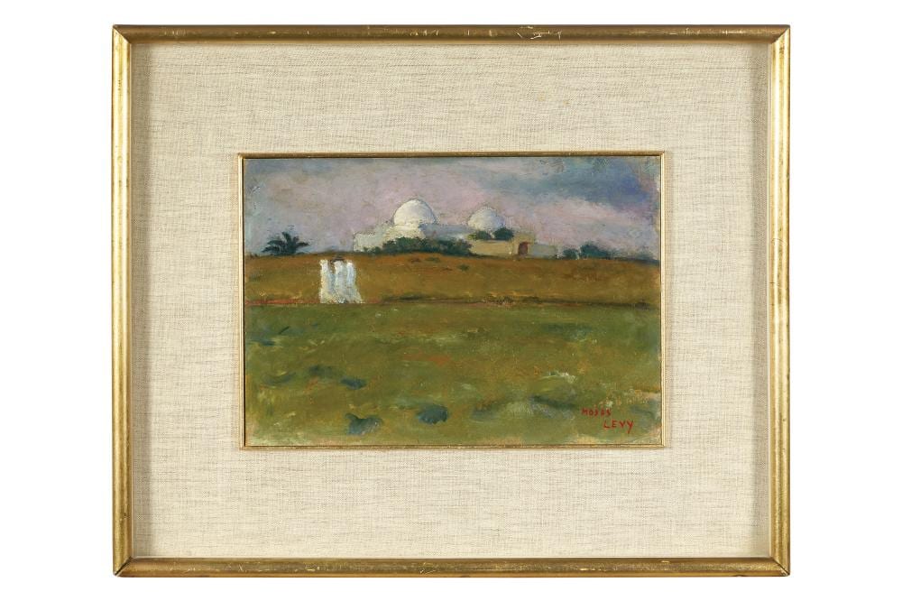 moses levy 1885 1968 femmes en contrebas d une mosqu e en tunisie 1925 · Aguttes · 2025-06-18 Moses (1885) Levy comparable auction result: moses levy 1885 1968 femmes en contrebas d une mosqu e en tunisie 1925