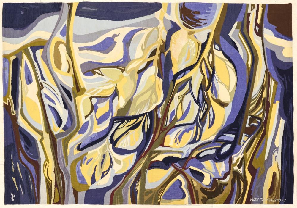 Mary Dambiermont comparable auction result: mary dambiermont november wool tapestry