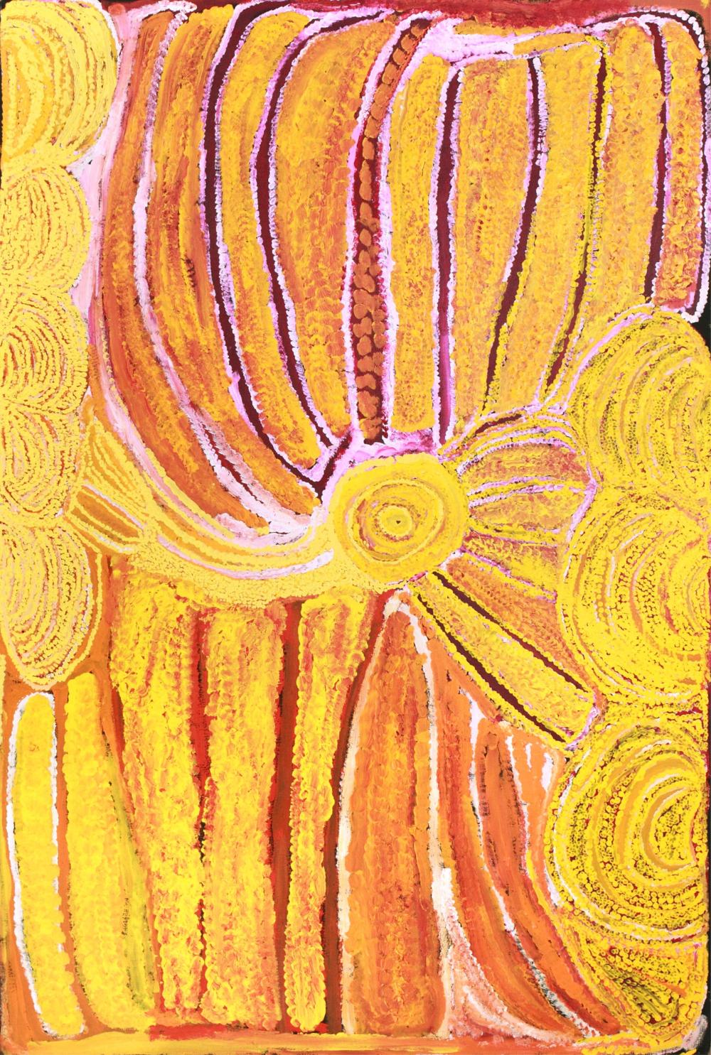 Eubena Nampitjin comparable auction result: eubena nampitjin untitled 2001