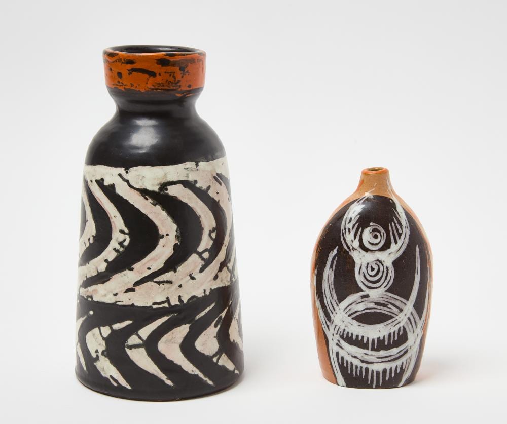 Livia Gorka comparable auction result: livia gorka two glazed ceramic vessels