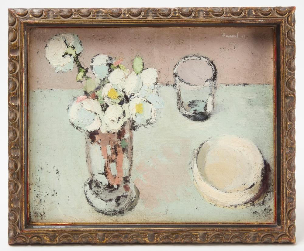 Michel Dureuil comparable auction result: michel dureuil still life with flowers