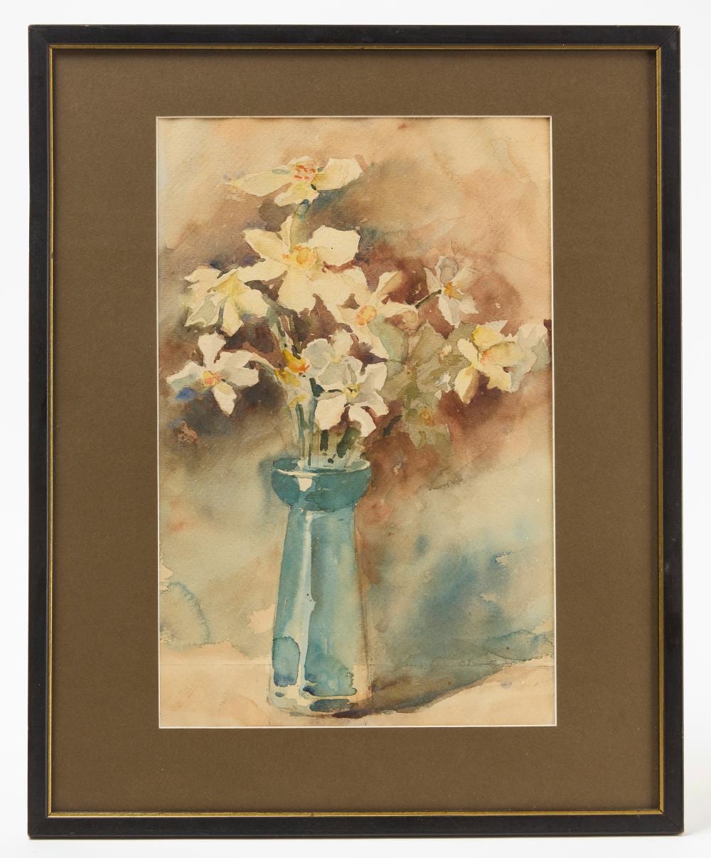 Charles Demuth comparable auction result: charles demuth still life of a vase of flowers
