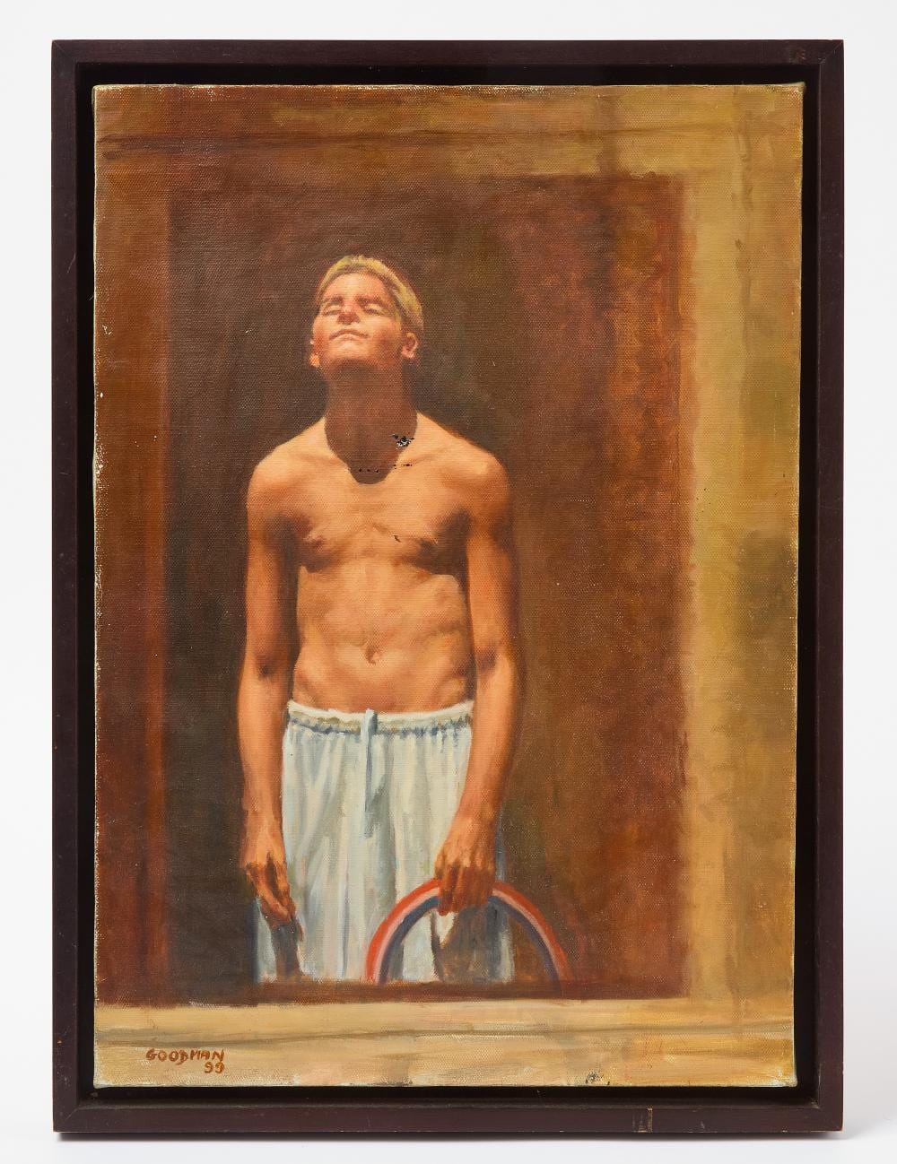 Sidney Goodman comparable auction result: sidney goodman boy in strong light 1999