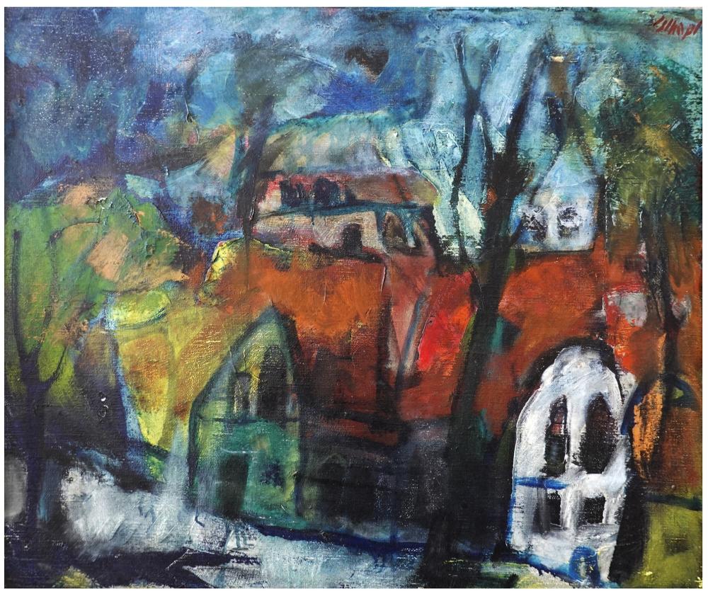 Arie Wachenhauser comparable auction result: arie wachenhauser israeli polish 1917 1998