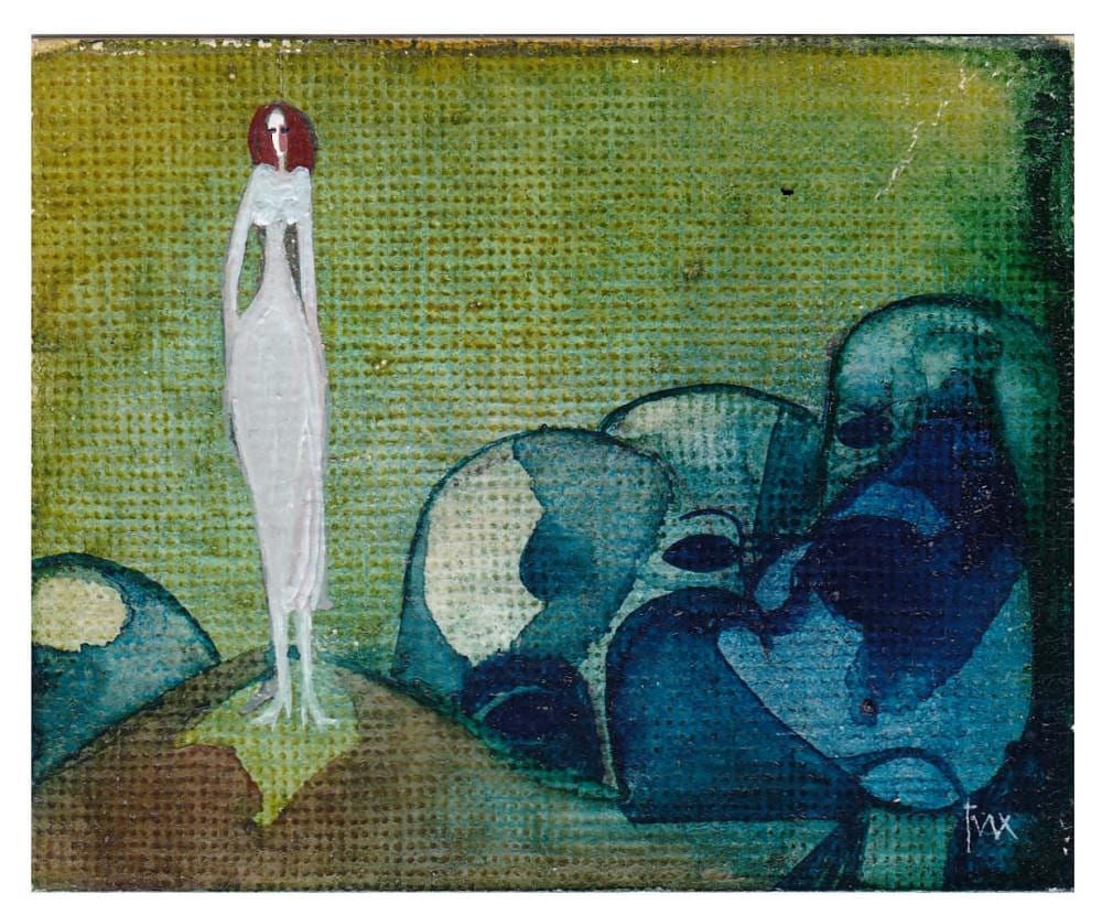 Paule Vézelay comparable auction result: paul p l fux romanian israeli 1922 2011