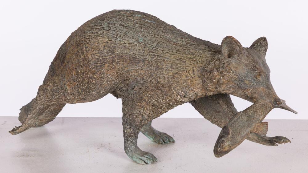 Andre Harvey comparable auction result: andre harvey 1941 2018 rusty s raccoon bronze