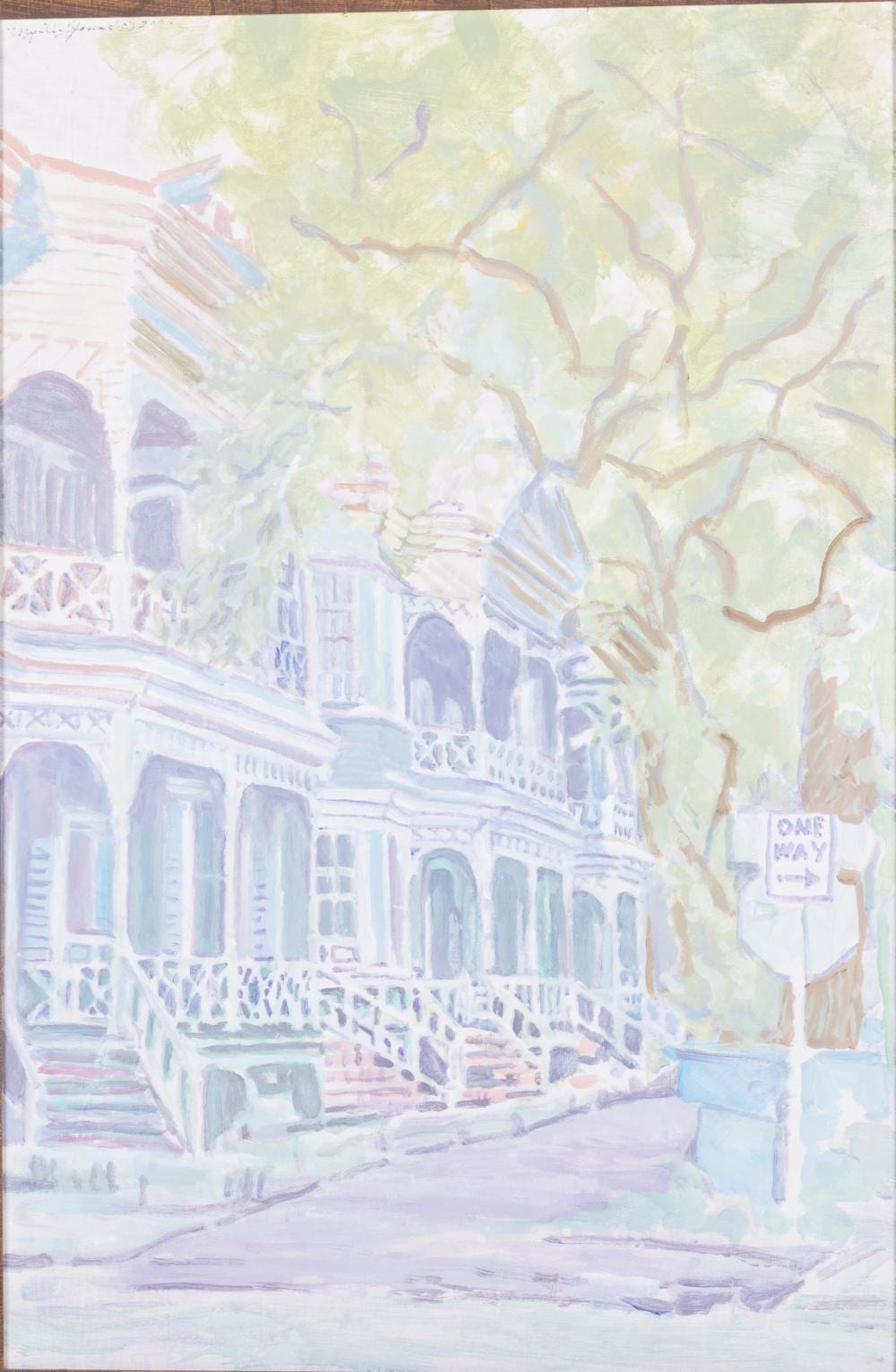 myrtle jones sw corner of bolton lincoln acrylic · Everard Auctions and Appraisals · 2025-06-17 Myrtle Jones comparable auction result: myrtle jones sw corner of bolton lincoln acrylic
