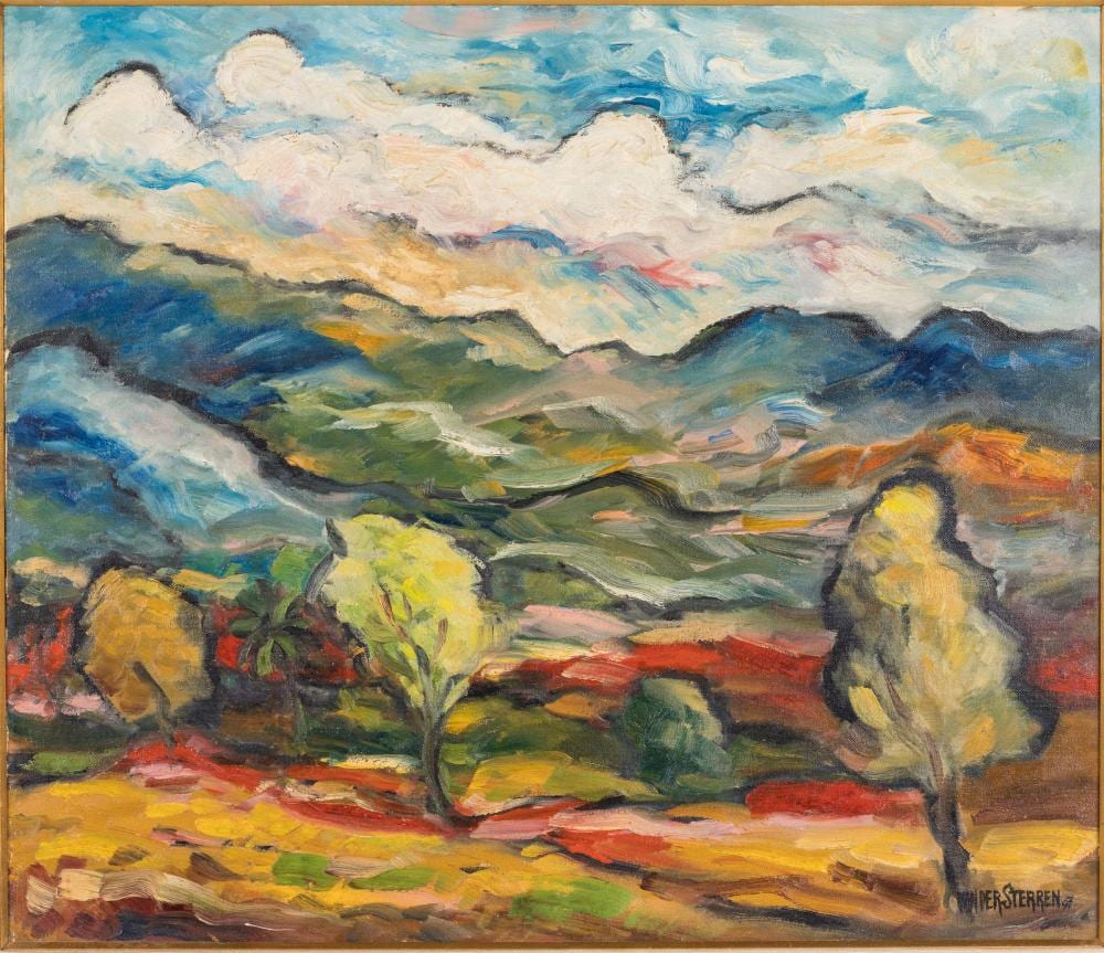 John Van der Sterren comparable auction result: john van der sterren tea lands west java oil 1997