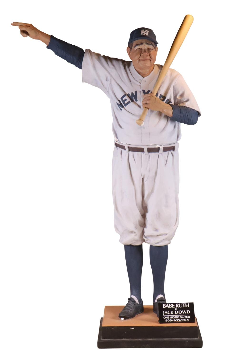 jack dowd life sized babe ruth plaster sculpture · Nye & Company · 2025-06-12 Jack Dowd comparable auction result: jack dowd life sized babe ruth plaster sculpture