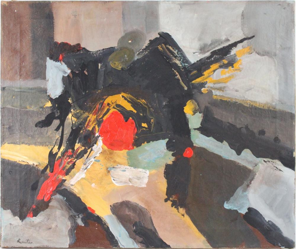 tadeusz kantor polish 1915 1990 abstract oil on canvas · Nye & Company · 2025-06-12 Tadeusz Kantor comparable auction result: tadeusz kantor polish 1915 1990 abstract oil on canvas