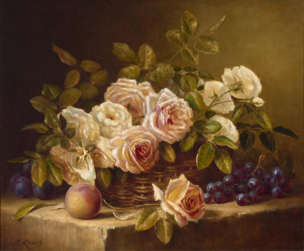Jozef Geirnaert comparable auction result: jozef joshua kivits holland australia 1945 untitled still life oil on canvas 50 x 60 cm 19 6 x 23 6 in frame 72 x 82 x 6 cm 28 3 x 32 2 x 2 3 in