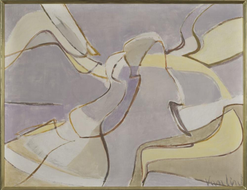 Louis van Lint comparable auction result: louis van lint 1909 1986 graphismes sur fond gris