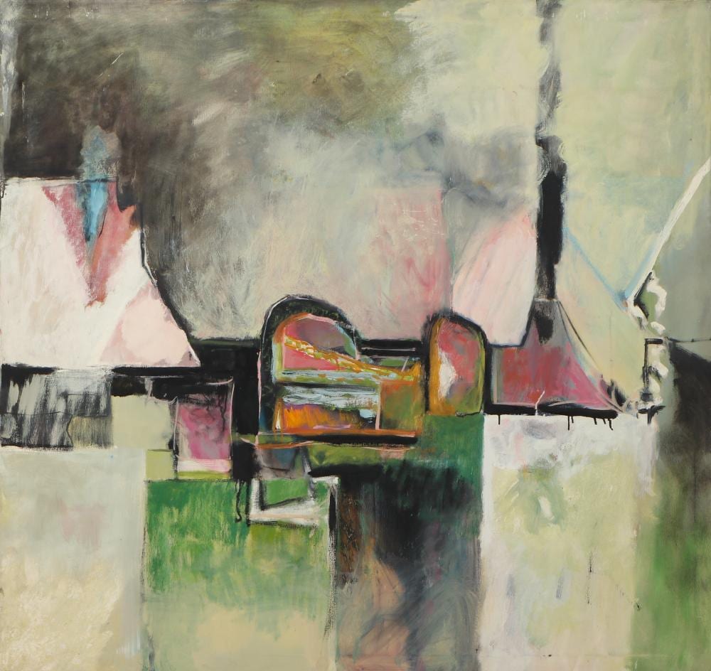 rodger lapelle 1936 2020 abstract painting · Material Culture · 2025-06-25 Rodger Lapelle comparable auction result: rodger lapelle 1936 2020 abstract painting
