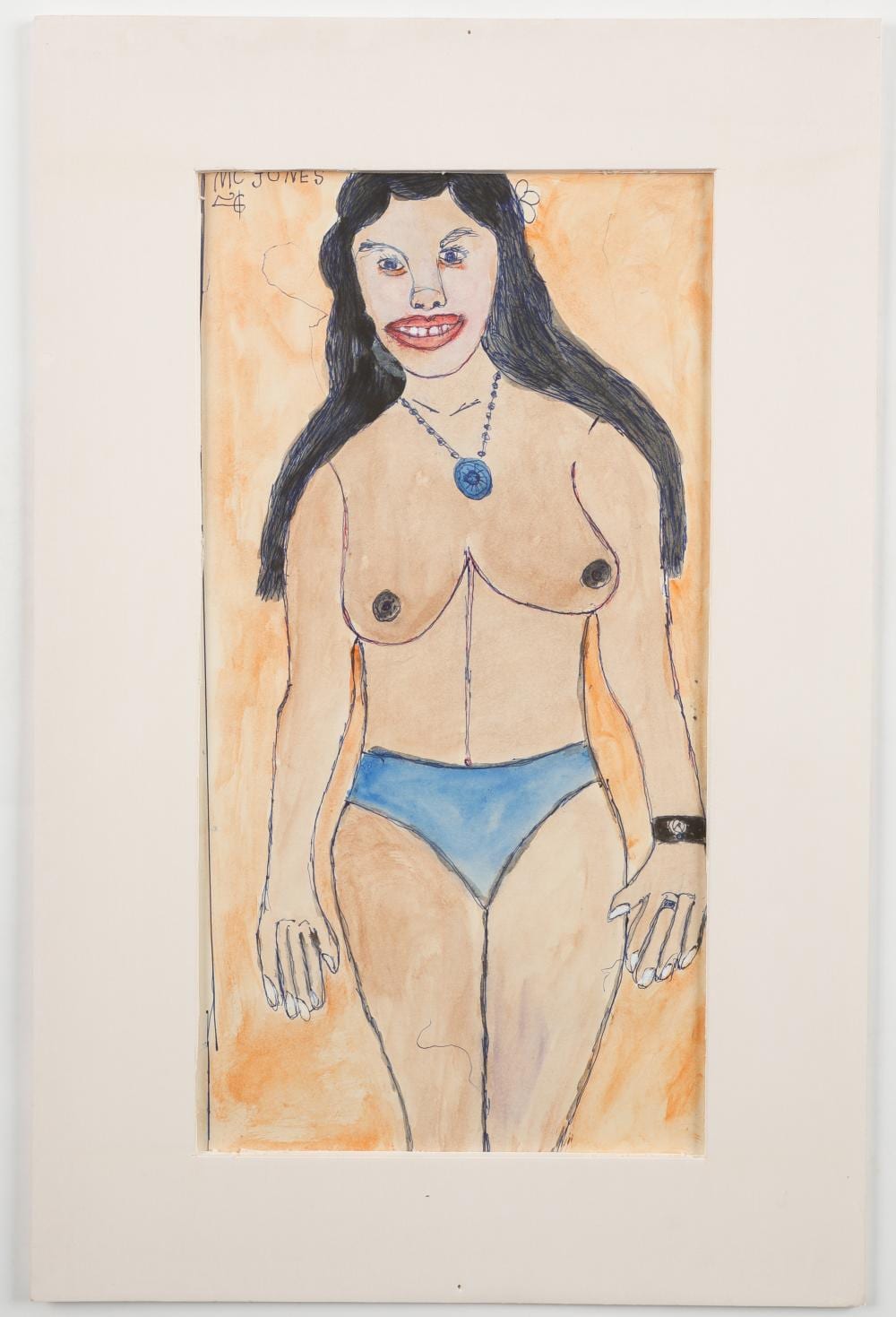 mc 5 cent jones 1917 2003 watercolor · Material Culture · 2025-06-25 MC "5 Cent" Jones comparable auction result: mc 5 cent jones 1917 2003 watercolor