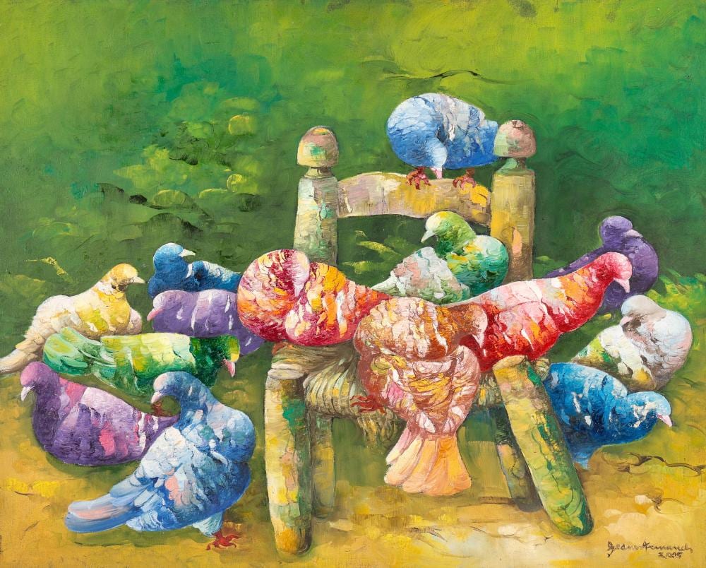 Armand Gesner comparable auction result: gesner armand haitian 1936 2008 painting 2005