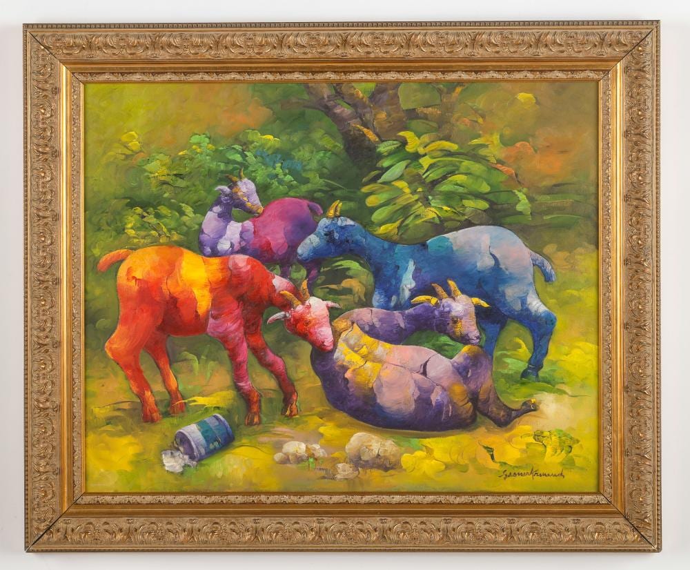 Armand Gesner comparable auction result: gesner armand haitian 1936 2008 oil painting 24 x 30