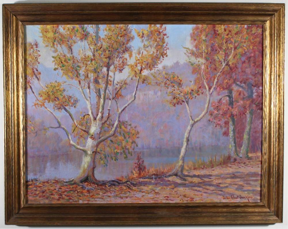 John Eliot Jenkins comparable auction result: john eliot jenkins oil on canvas