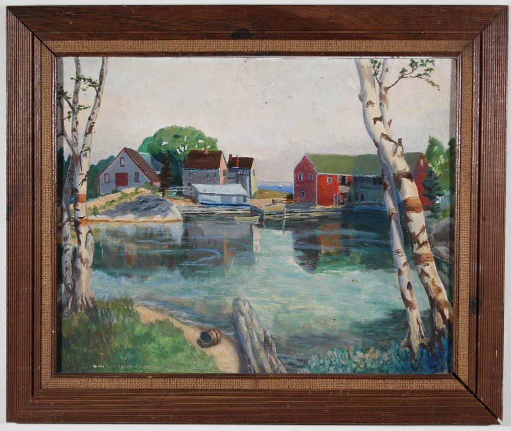 Florence White Williams comparable auction result: florence white williams oil on board