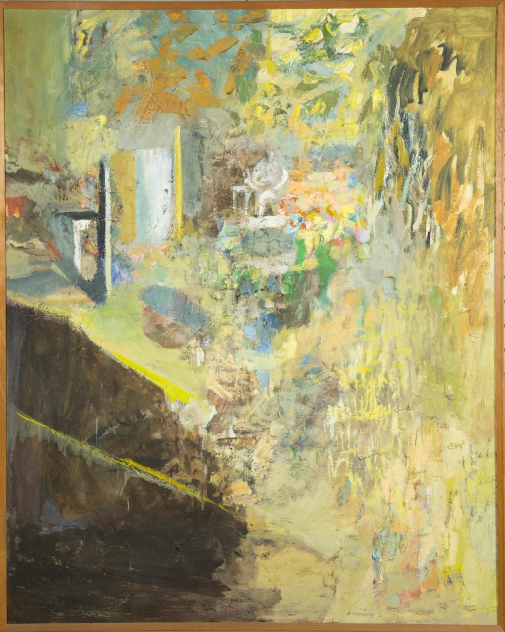 George Johanson comparable auction result: george johanson oil on canvas
