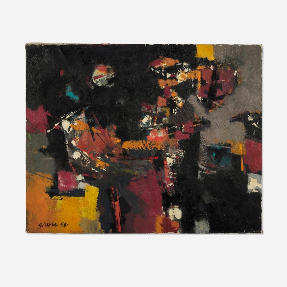 Sidney Gross comparable auction result: sidney gross untitled