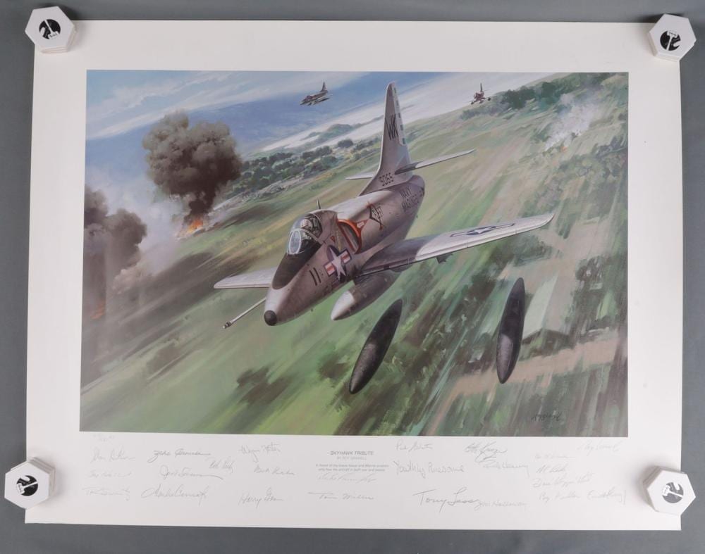 Roy Grinnell comparable auction result: skyhawk tribue by roy grinnell
