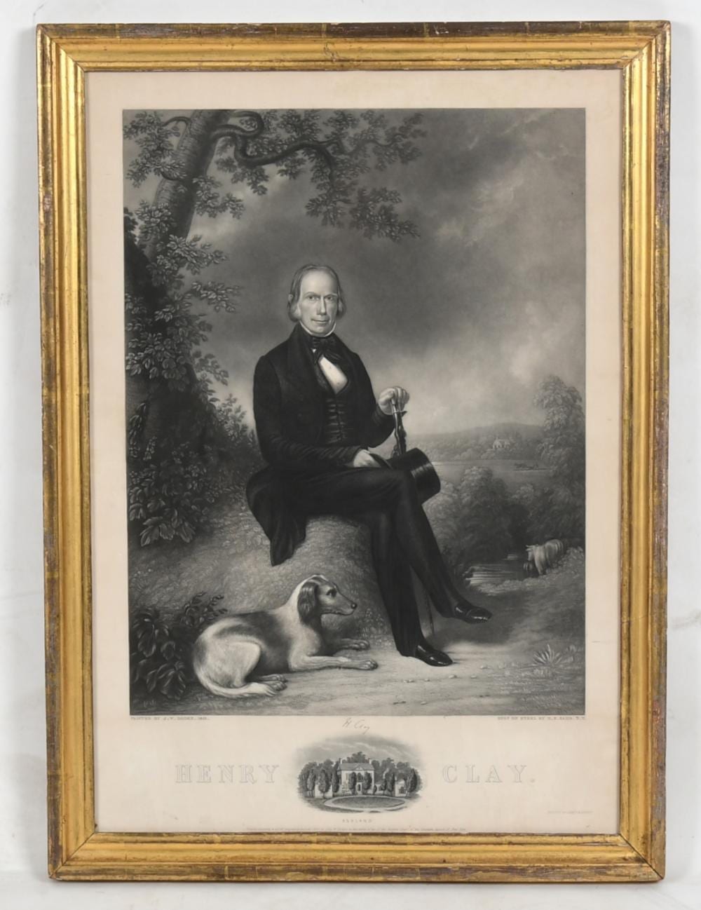 an engraving of henry clay after john wood dodge · Locati LLC · 2025-06-15 John Wood Dodge comparable auction result: an engraving of henry clay after john wood dodge