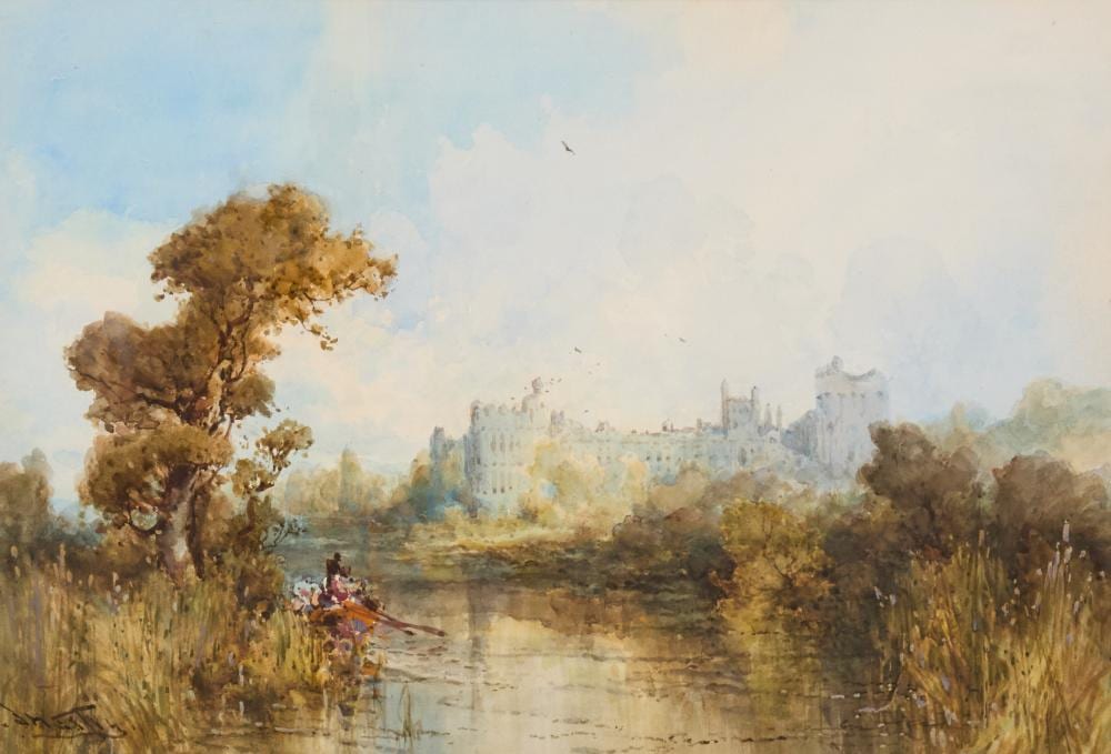 frank wasley 1854 1934 arundel castle from the river · Elstob Auctioneers · 2025-06-11 Frank Wasley comparable auction result: frank wasley 1854 1934 arundel castle from the river