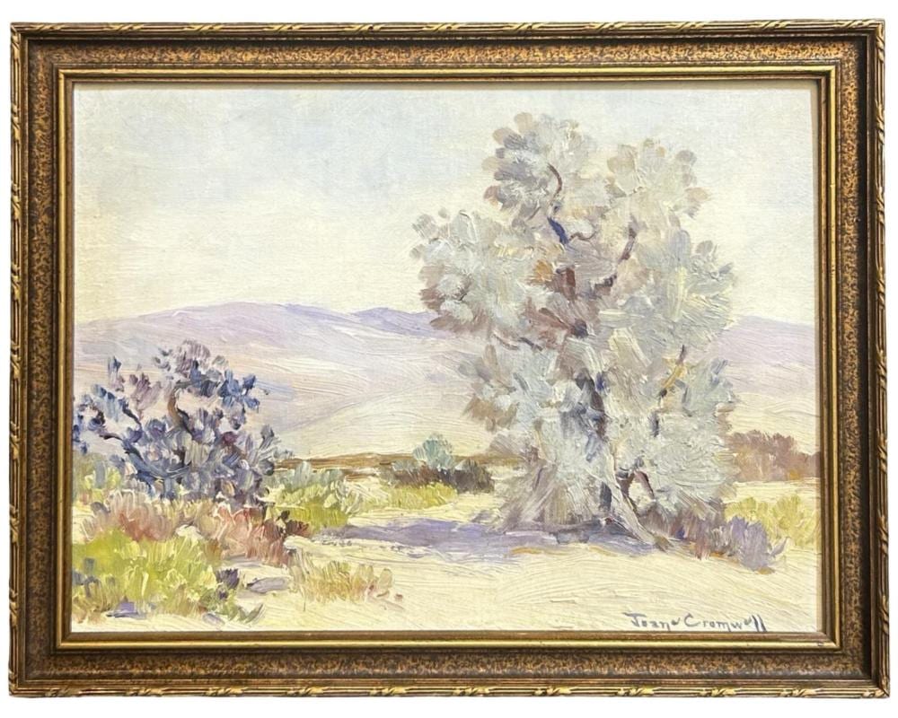 Joane Cromwell comparable auction result: signed joane cromwell oil on panel