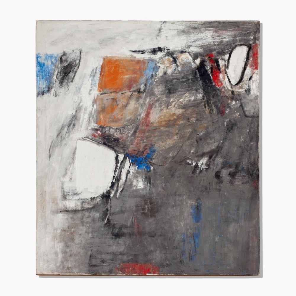 William Ivey comparable auction result: william ivey wa untitled abstract oil on canvas 1959