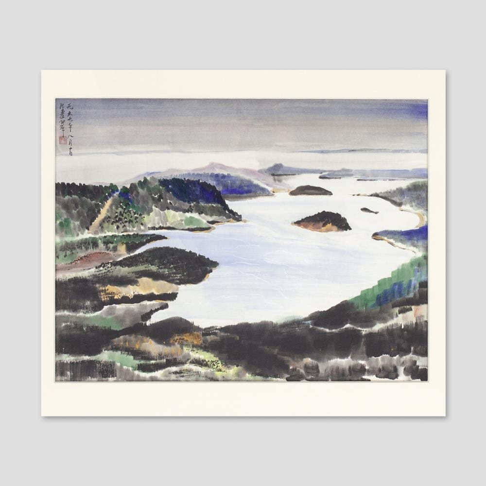 Fay Chong comparable auction result: fay chong wa san juans watercolor and ink on paper 1967