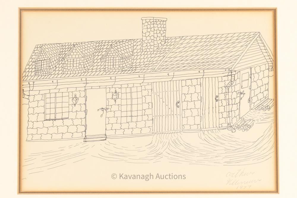 Arthur Villeneuve comparable auction result: arthur villeneuve canadian 1910 1990 drawing