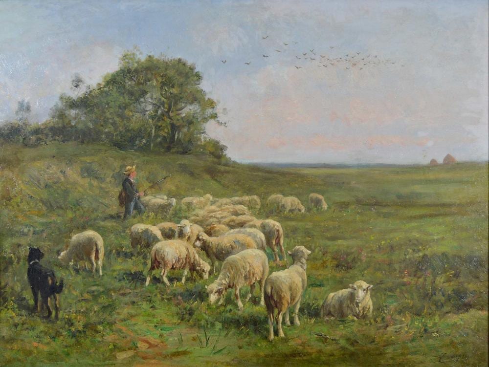 albert charpin franz sisch 1842 1924 schaafsherde l a lwd unten rechts sig lichtma 60 x 44 cm gerahmt 71 5 x 56 cm guter altersbedingter zustand · Auktionshaus Demessieur · 2025-06-21 Albert Charpin comparable auction result: albert charpin franz sisch 1842 1924 schaafsherde l a lwd unten rechts sig lichtma 60 x 44 cm gerahmt 71 5 x 56 cm guter altersbedingter zustand