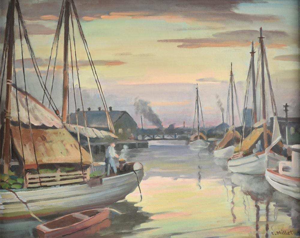 clarence millet american 1857 1959 the basin evening 20th century 15 3 4 x 19 3 4 in 40 x 50 2 cm frame 21 3 4 x 25 3 4 in 55 2 x 65 4 cm · Simpson Galleries, LLC · 2025-09-13 Clarence Millet comparable auction result: clarence millet american 1857 1959 the basin evening 20th century 15 3 4 x 19 3 4 in 40 x 50 2 cm frame 21 3 4 x 25 3 4 in 55 2 x 65 4 cm