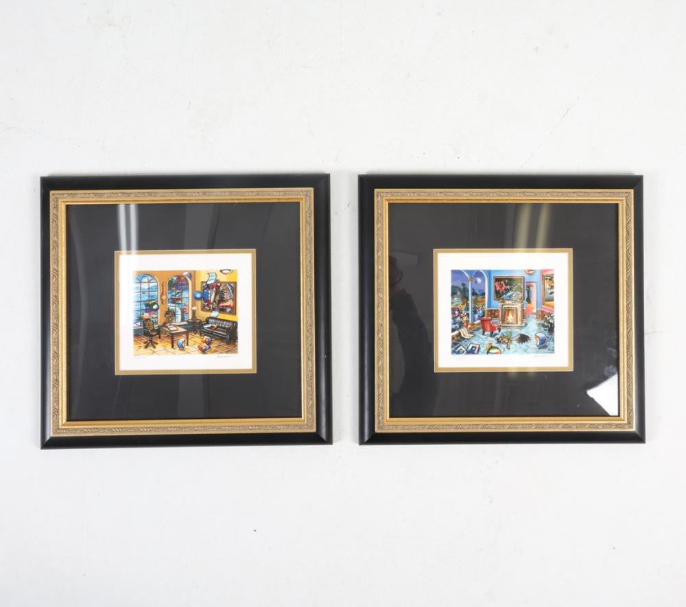 Alexander Astahov comparable auction result: 2 alexander astahov russia b 1955 serigraphs