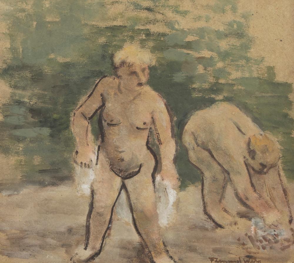 fernand wery 1886 1964 watercolor playing children signed · Maison Jules Veilinghuis · 2025-06-21 Fernand Wéry comparable auction result: fernand wery 1886 1964 watercolor playing children signed