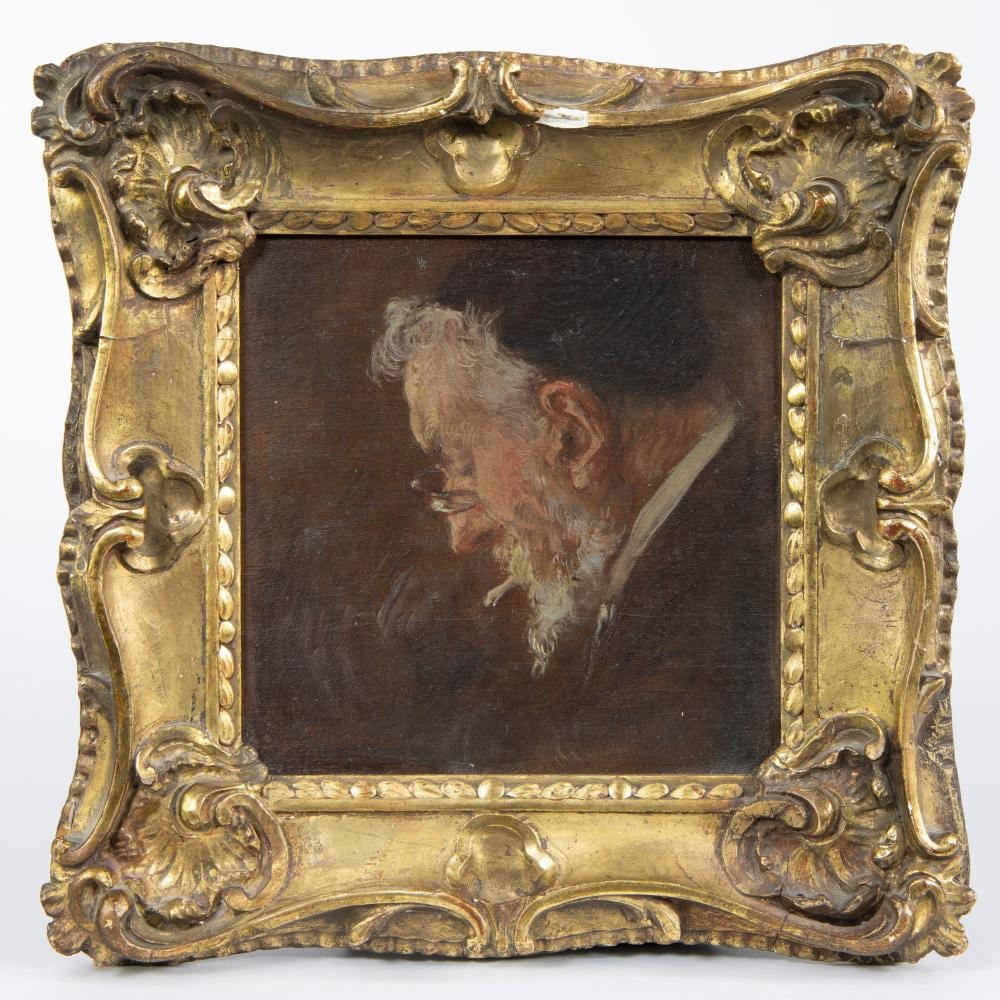 Gaston La Touche comparable auction result: gaston la touche 1854 1913 oil on panel man with cigarette signed