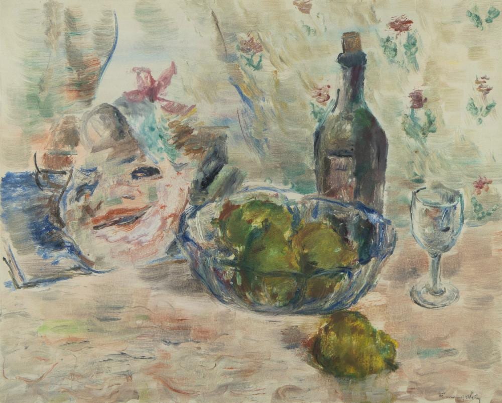 fernand wery 1886 1964 monotype still life with fruit signed · Maison Jules Veilinghuis · 2025-06-21 Fernand Wéry comparable auction result: fernand wery 1886 1964 monotype still life with fruit signed