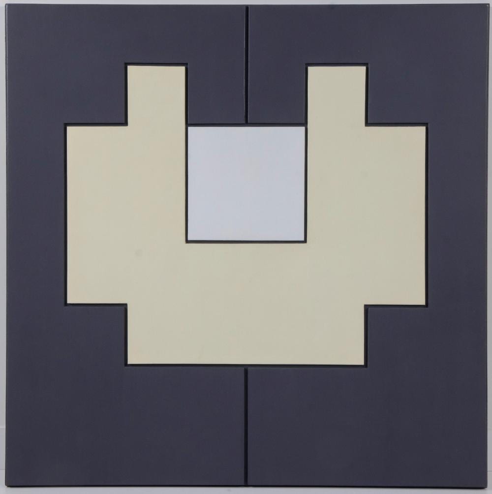 Victor Noël comparable auction result: victor no l 1916 2006 composition orthogonal sym trique organized on a trame of 16 squares signed and dated 1992