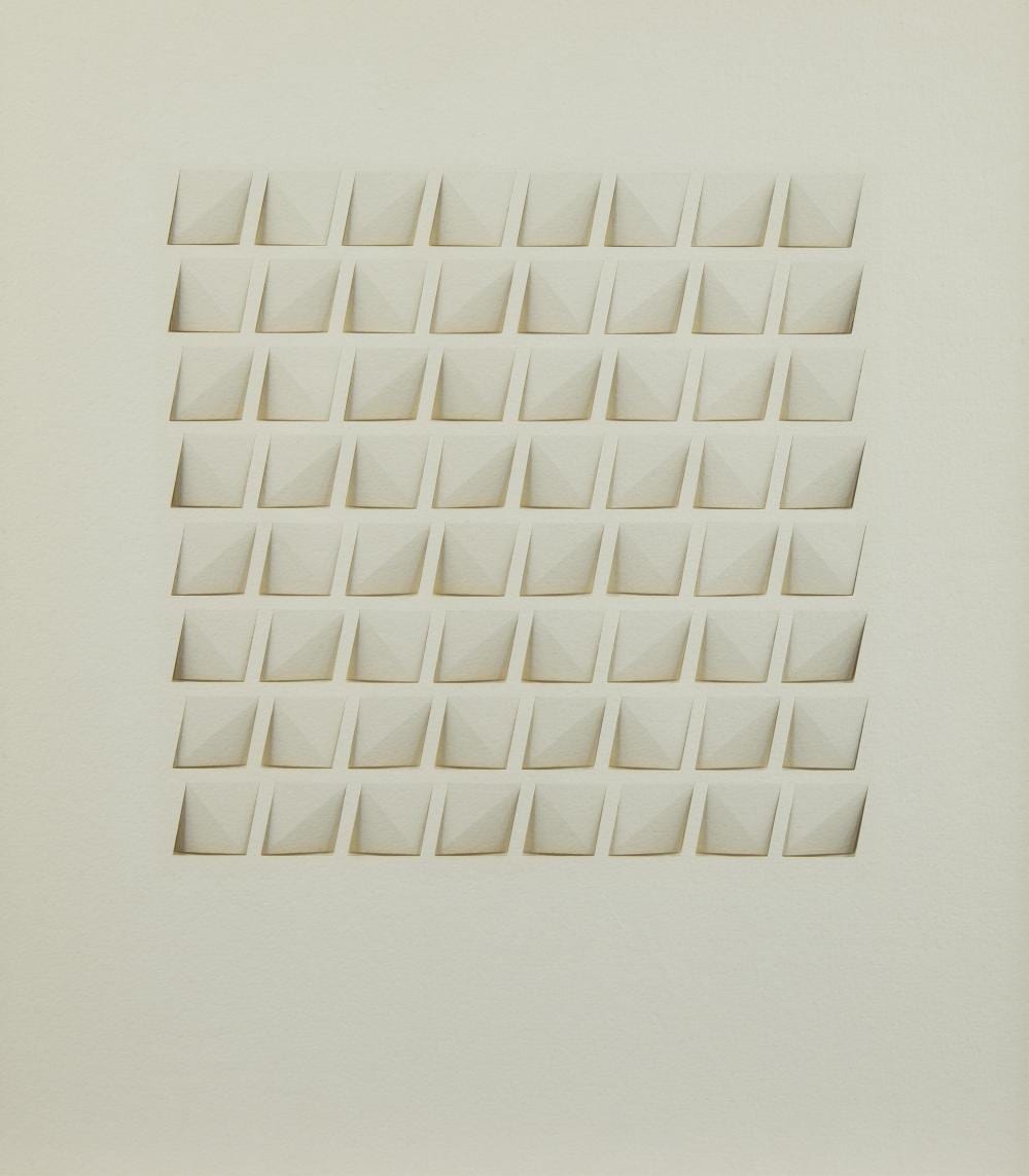 gerhard von graevenitz 1934 1983 multiple spiegelung 1960 numbered 59 60 signed and dated 1960 verso · Maison Jules Veilinghuis · 2025-06-22 Gerhard von Graevenitz comparable auction result: gerhard von graevenitz 1934 1983 multiple spiegelung 1960 numbered 59 60 signed and dated 1960 verso