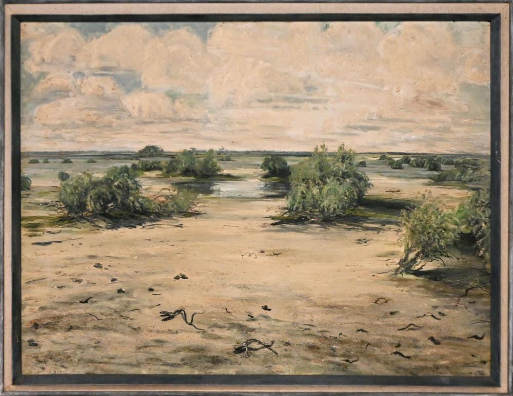Neil Douglas comparable auction result: neil douglas landscape the snake stick