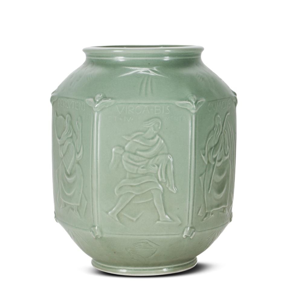 Jais Nielsen comparable auction result: jais nielsen for royal copenhagen stoneware floor vase