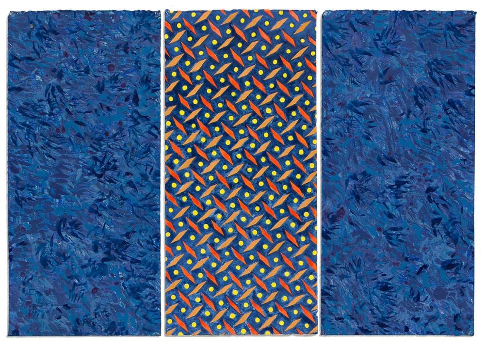 James Little comparable auction result: james little 1952 first study triptych