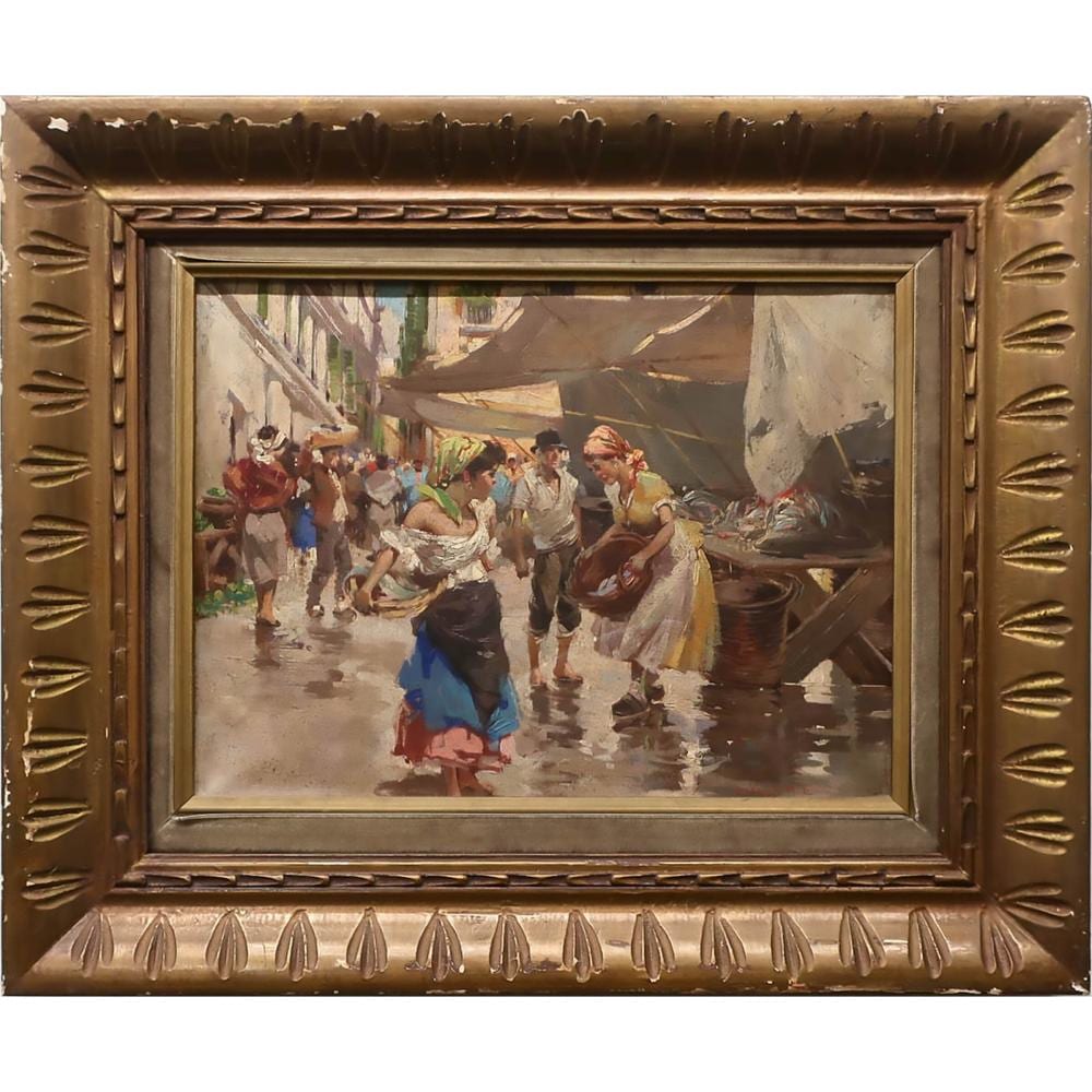 Witman Etelka Vizkeleti comparable auction result: witman etelka vizkeleti hungarian 1882 1962 untitled market day