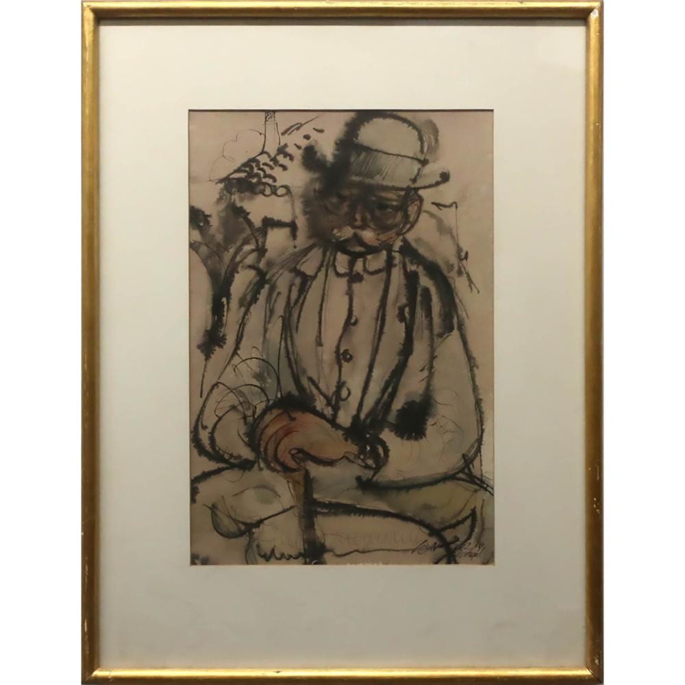 William Arthur Winter comparable auction result: william arthur winter canadian 1909 1996 old gentleman